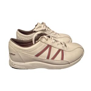 AMF Bowling Shoes Womens 8.5‎ Leather Athletic Sneakers White Red